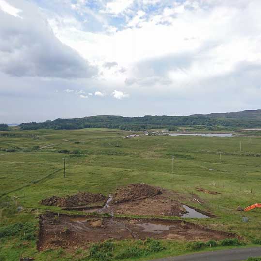 Ulva ferry housing starts on site