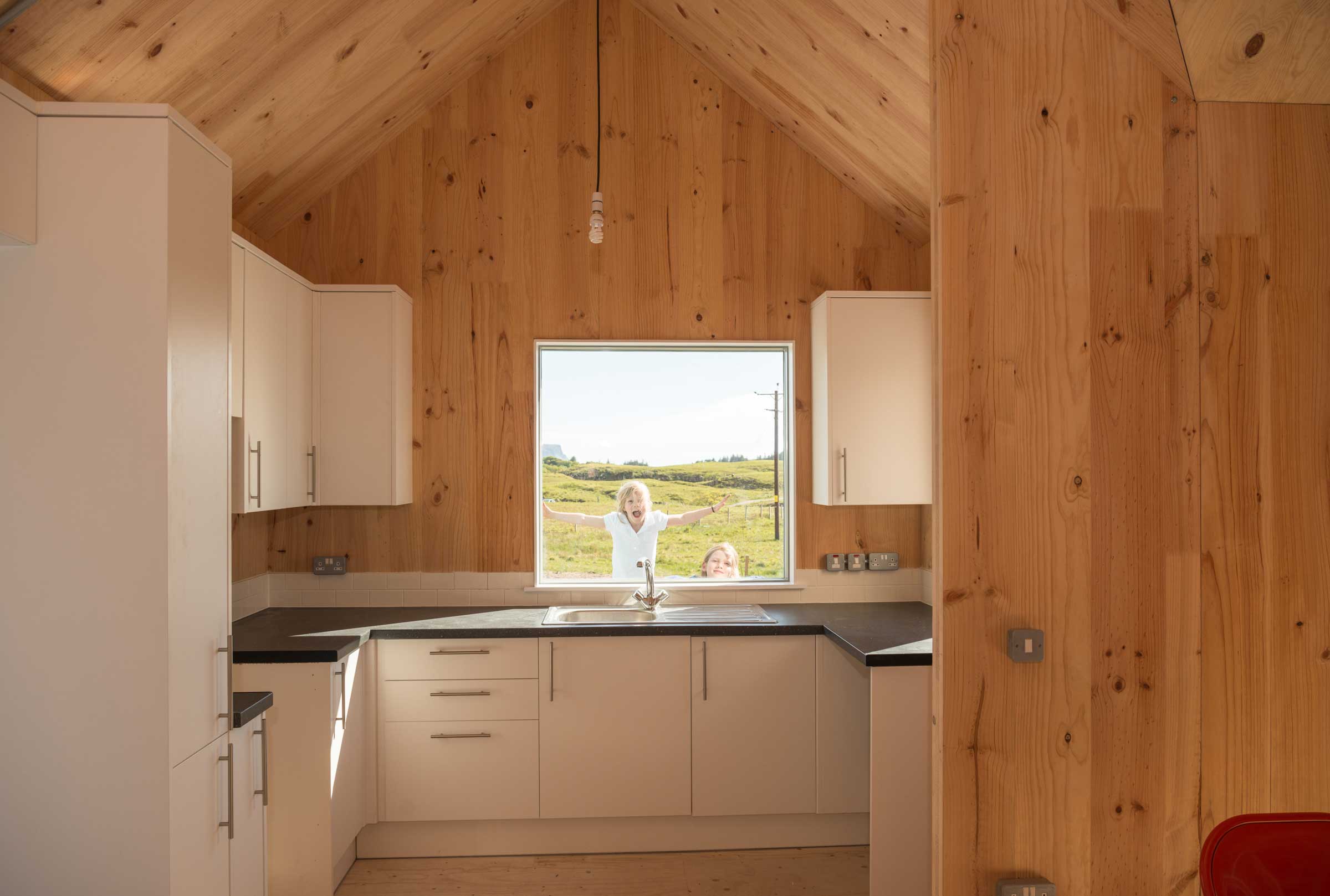 View of kitchen